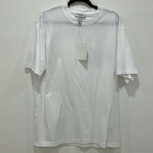 NWT COS oversized white tee t-shirt